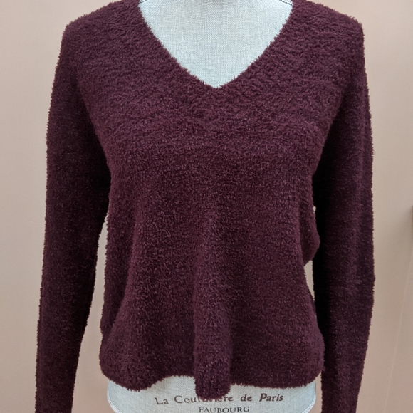 Dark Purple Fuzzy Sweater – Forever 21 - Picture 1 of 5